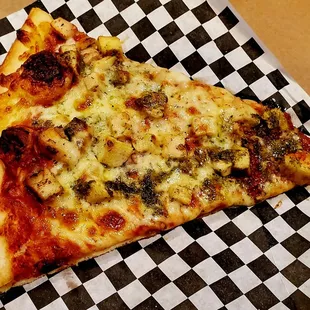 Garlic Pesto Slice