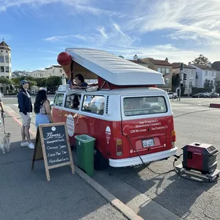 Right on Marina Green at the small craft harbor