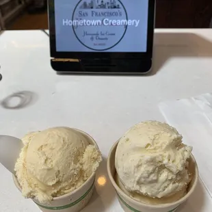 This was the lightest yet creamy ice cream I've had