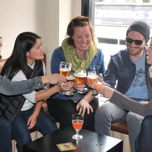 Nothing like sharing a good beer with friends.