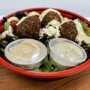 Fresh-made Falafel Salad