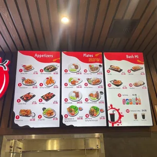 food court menu