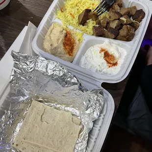 a pork plate
