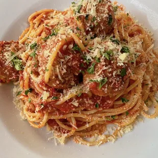 Spaghetti Con Polpette