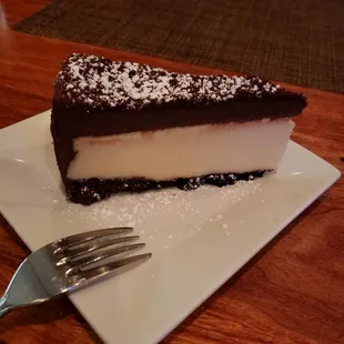 Chocolate ganache cake- not great. The cake part was very dry