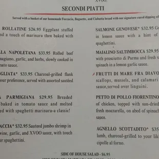 Menu 1.24