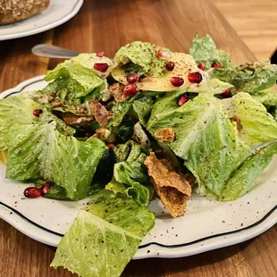Persimmon Fattoush Salad  Buttermilk, Cucumber, Pita &amp; Herb