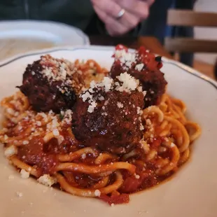 Spaghetti meatballs