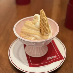 Apple cider &amp; vanilla swirl gelato