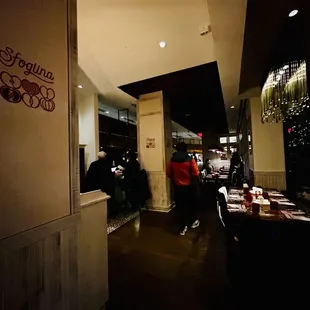 people in a restaurant