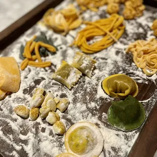 various types of pasta
