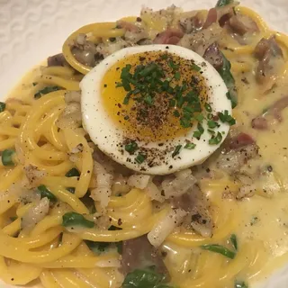 Shells Carbonara Style