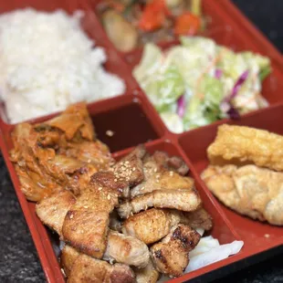 Pork Belly Bento Box