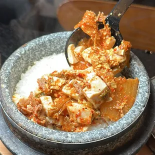 Beef &amp; Kimchi Soondubu