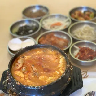 Seafood Soft Tofu Soup