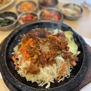 27. BBQ Pork and Vegetables in Stoneware my go to.