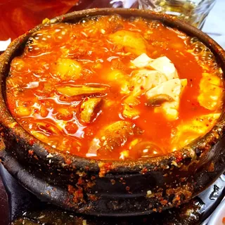 Kimchi Beef Tofu Soup