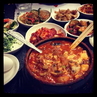 Kimchi Pork Tofu Soup