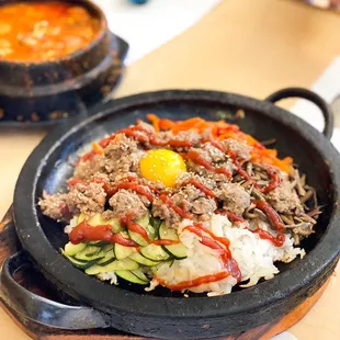 28. BBQ Beef and Vegetables in Stoneware