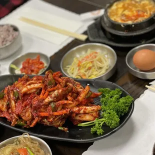 16. Set Menu with Raw Marinated Crab