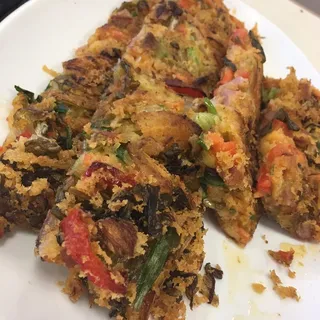 Kimchi and Spam Pancake