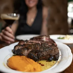 steak, food