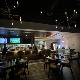 Inside of the restaurant