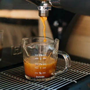 Due to the ever-changing humidity of an outdoor, mobile coffee unit, our machines are dialed in twice a day to ensure quality taste!