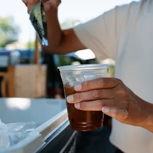 Every cup handled with care and hospitable love. Handed out with a smile and gratitude.