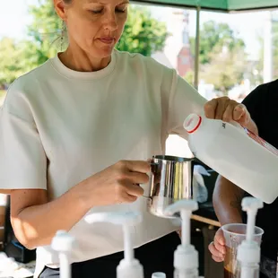 Co-Founder, Brandi, hard at work. We long to bring the same hospitality one would experience in our home!