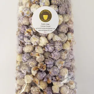 a bag of popcorn