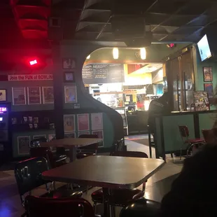 the interior of a restaurant