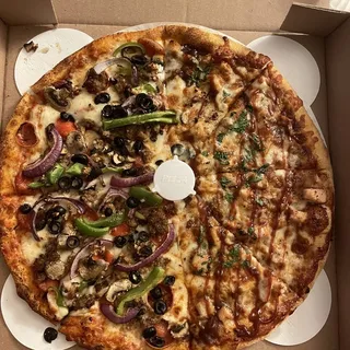 14" HALF & HALF SPECIALTY PIZZA