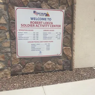 Hours and information