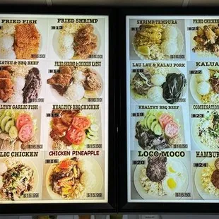 Menu as of 7/28/2024