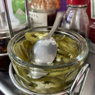 Pickled vinegar jalapeño