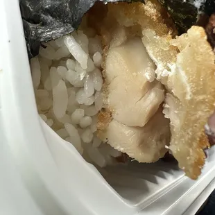 Chicken katsu musubi