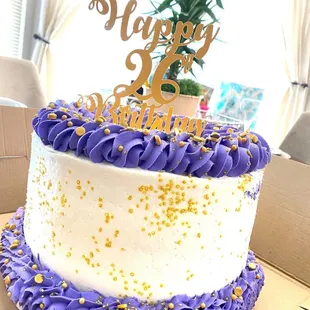 Chocolate whipped topping cake