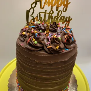 Chocolate kids smash cake