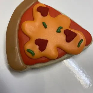 Custom pizza sugar cookie