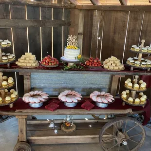 Sweet Treats Wedding set up