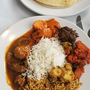 Lunch buffet plate