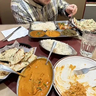 Chicken Tikka Masala Garlic Naan