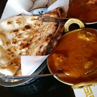 The Lamb Tiki Marsala and Naan