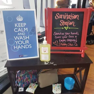 Employees are masked, sanitizer, &amp; pacticing social distancing.