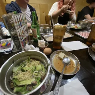 Miso soup with chicken