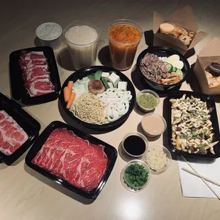 We are offering shabu shabu to-go!