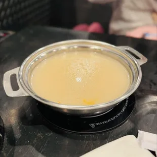 Tonkotsu broth. Before add-ins