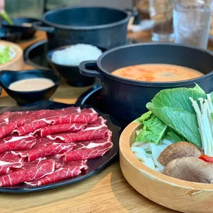 Beef Shabu Shabu ($23)