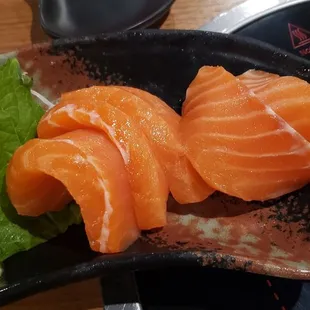 Salmon sashimi